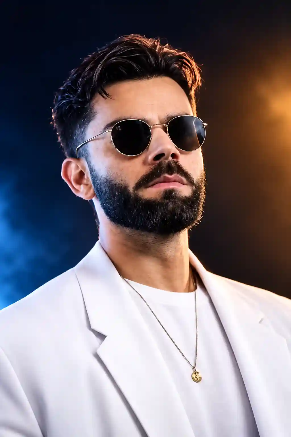 Ultra-Realistic White Luxury Cinematic Portrait AI Prompt